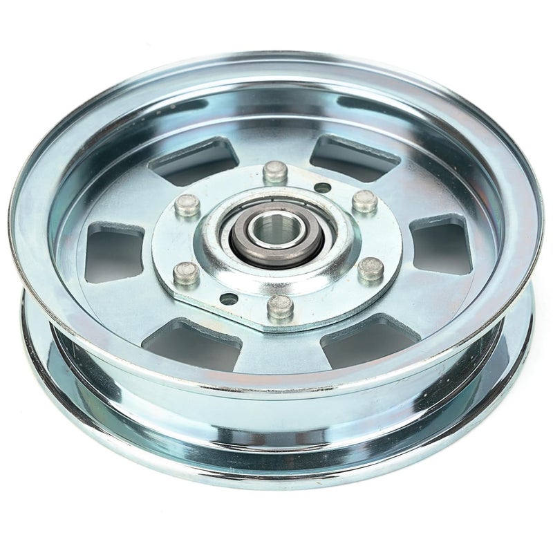 Xiaoyudou Flat ldler Pulley Fit for Bad boy 48" 50" 54" 60" ZT Series, 48" 54" MZ Series, 54" 61" 72" Outlaw Series Replaces 033-8000-00 033-2000-00 033-7201-00 033-7201-25 - Image 1